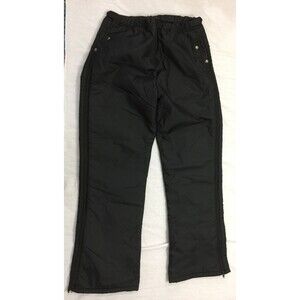SKITIQUE MENS NYLON FULL ZIP SNOW PANTS SIZE L